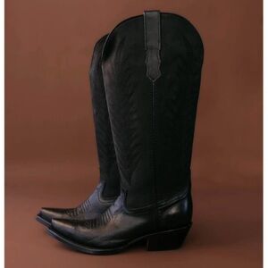 Women’s Rockem Sierra Black Leather Boots